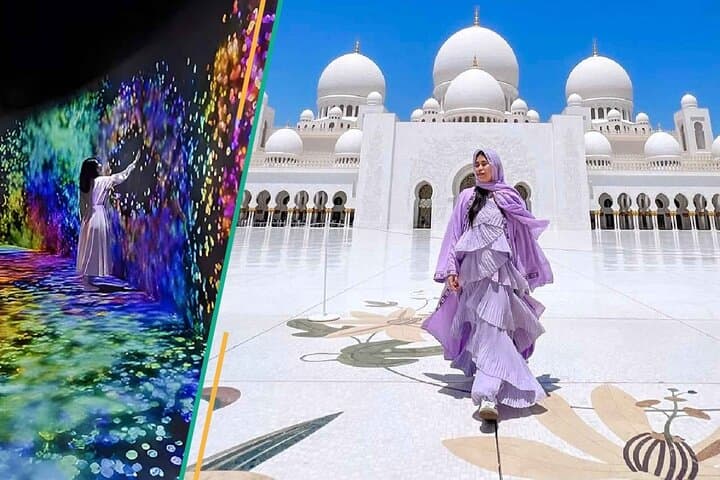 Abu Dhabi Highlights: Sheikh Zayed, Corniche & teamLab Phenomena Tour