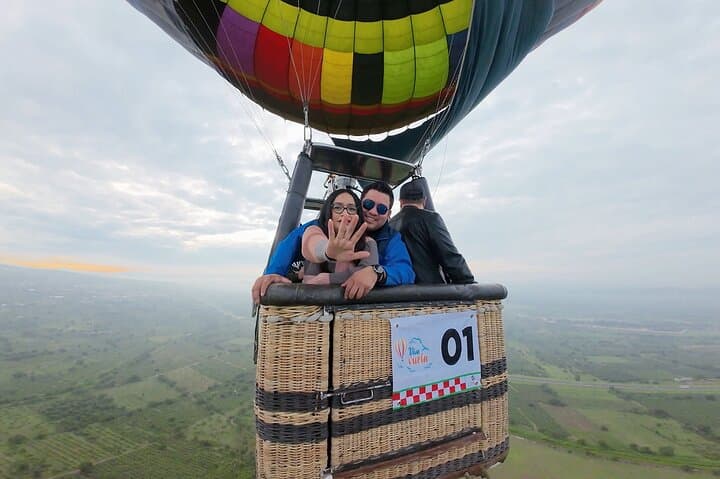 Dawn Hot Air Balloon Over Teotihuacán and Cave Breakfast: Sunrise Flight & Local Tastes photo 2