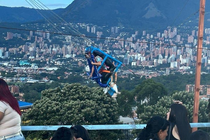 Medellín After Dark: Skyview Night at Mirador El Cielo with Pizza & Activities photo 5