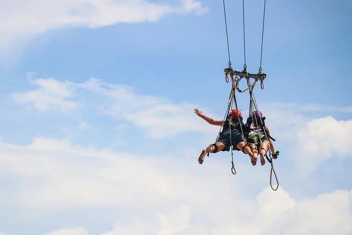 Giant Swing at Skypark Sentosa: 40m Adrenaline Swing Over Siloso Beach photo 2