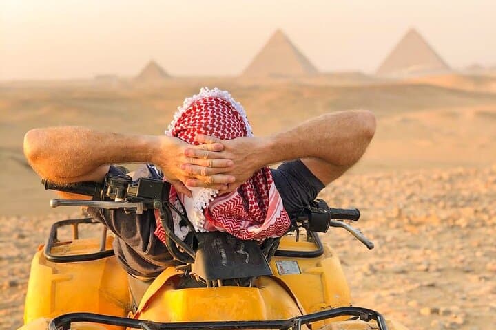 One-Day Pyramids Adventure: Camel, ATV, Felucca & Khan El Khalili photo 2