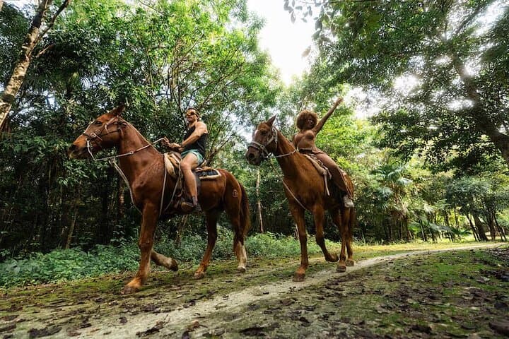 ATV, Ziplines and Cenote Adventure with Horses — Cancún Jungle Day Trip photo 1