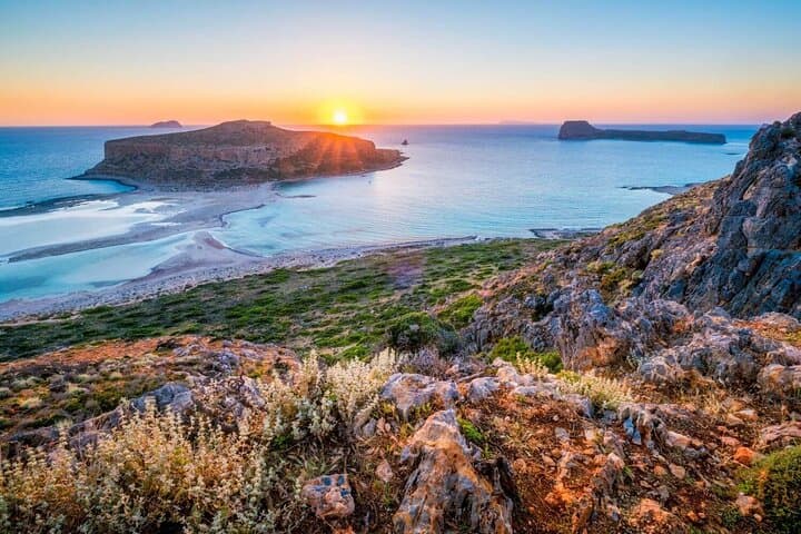 Mystic Blue: Private Balos, Gramvousa & Chironisia Cruise from Kolymbari
