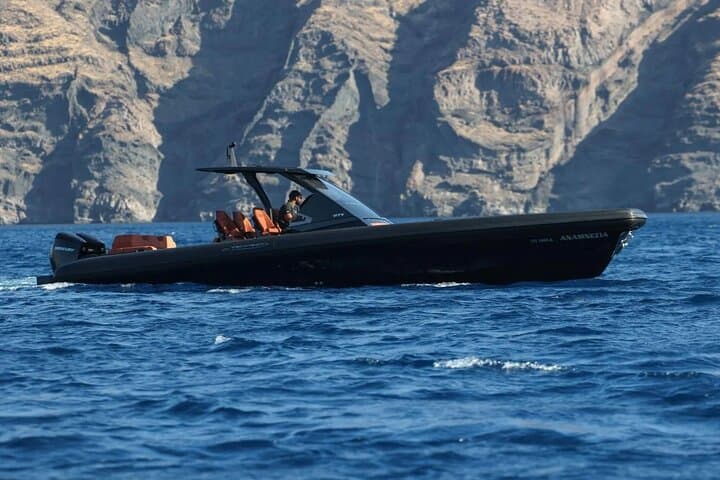 Private Technohull Yacht Cruise on Santorini Caldera — Open Bar & Transfers photo 6