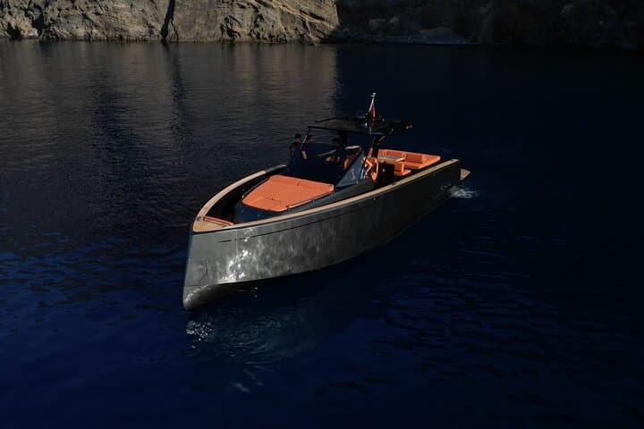 Private Santorini Yacht Charter Aboard Demetrius — Caldera Swim, Sunset & Open Bar photo 2