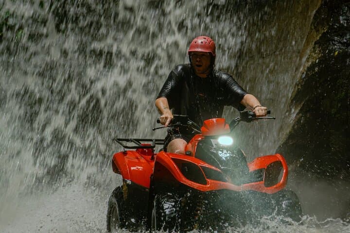 Bali ATV Kuber: Historic Tunnel Ride and Waterfall Rafting Combo in Ubud photo 5