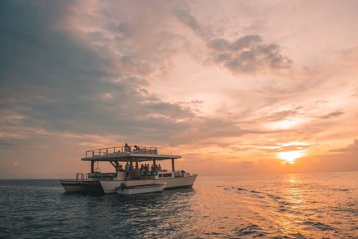Gili Islands Snorkel & Sunset Catamaran Cruise — Half-Day Floating Beach Club photo 1