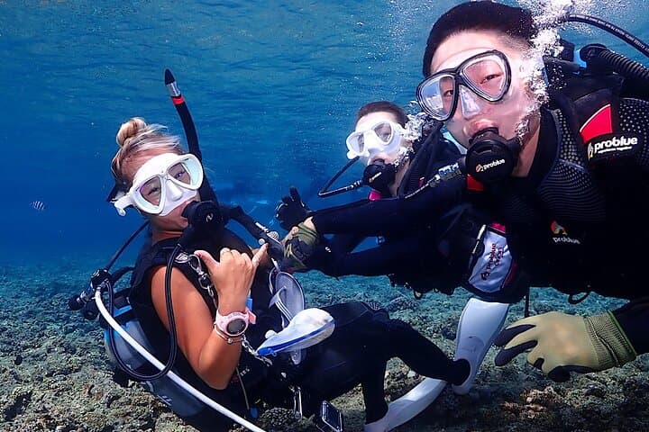 Blue Cave Private Diving Tour at Maeda Cape — Introductory Snorkel & Dive in Okinawa