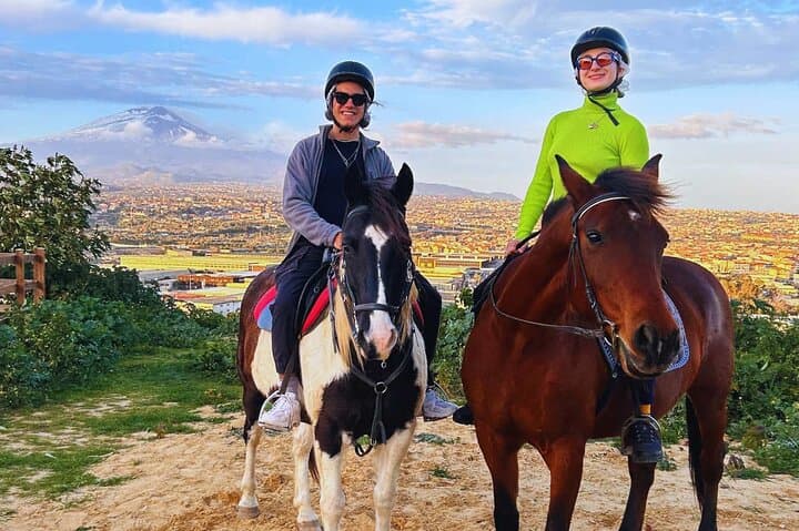 Horseback Riding Through Misterbianco’s Citrus Groves with Mount Etna Views
