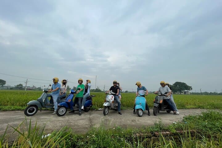 Vespa Countryside Tour: Little Red River Delta & Cổ Loa from Hanoi photo 3