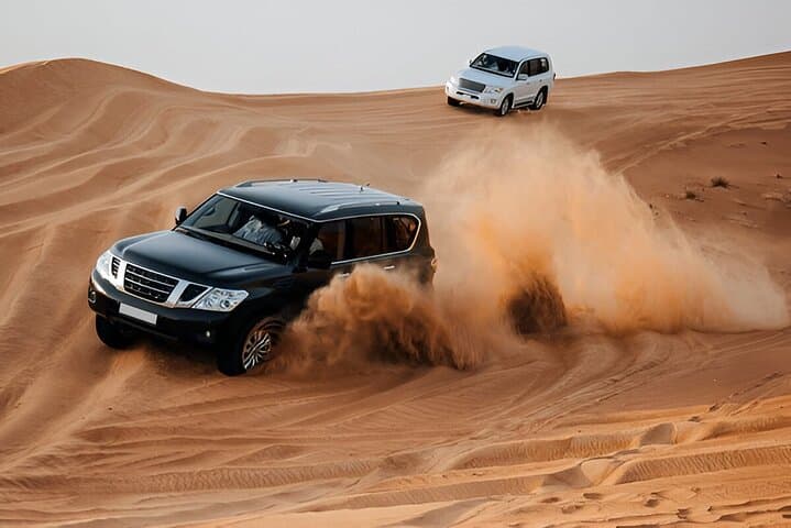 Dubai Desert Safari: Red Sands Dune Bashing, Arabian Dinner & Live Shows