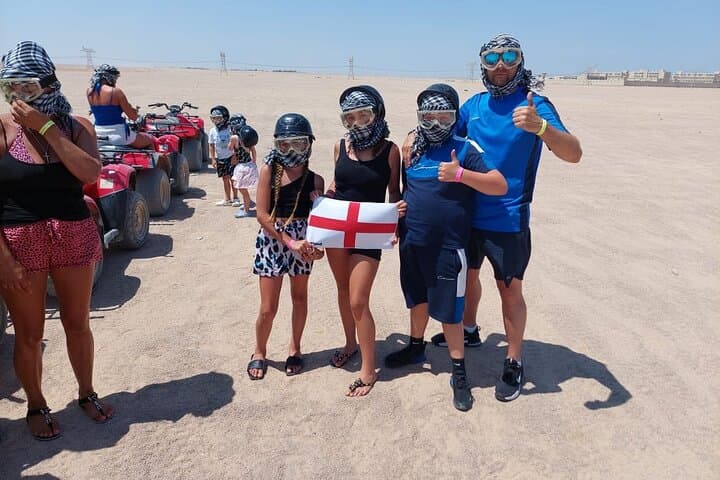 Hurghada Family Dune Adventure: ATV, Dune Buggy & Bedouin Dinner
