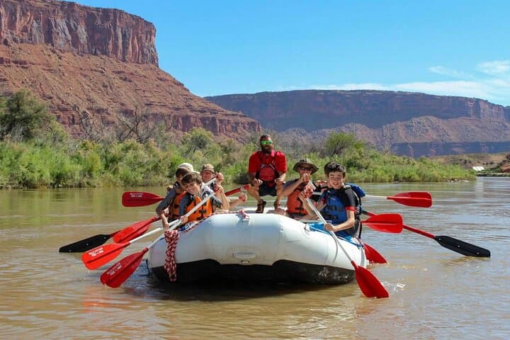 Full-Day Colorado River Rafting from Moab: Castle Valley Scenic Float and Class II Rapids