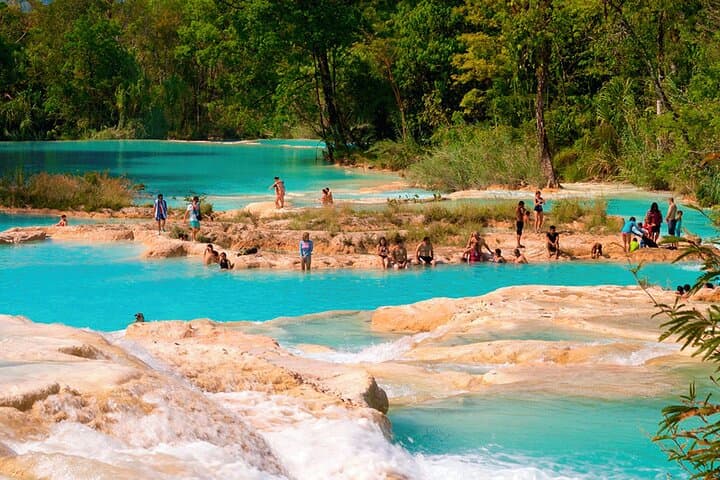 Agua Azul & Misol‑Há Waterfalls Day Trip from San Cristóbal — Agua Azul, Misol‑Há & Palenque