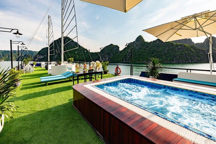 Halong Bay Luxury Day Cruise: Buffet Lunch, Kayaking & Titov Island Views photo 2