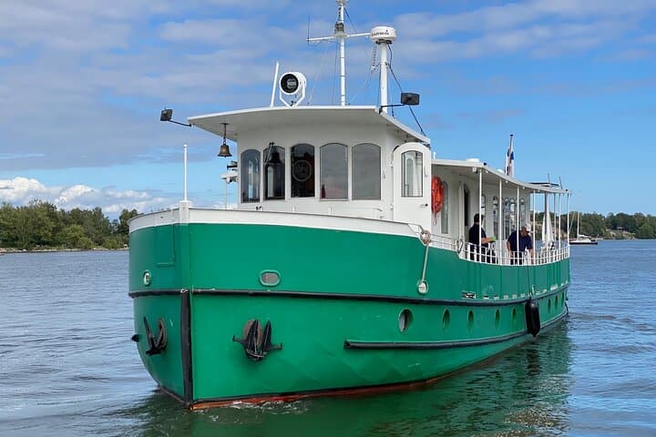 Historic Steel Ship Private Cruise Through the Helsinki Archipelago