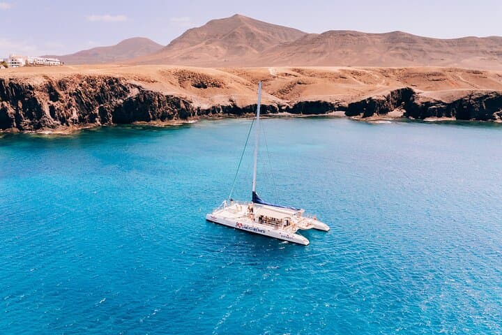 Playa Blanca Mini Catamaran Cruise to Papagayo Beach with Swimming Stop photo 3