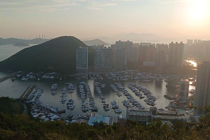 Sunset Hike on Brick Hill: Aberdeen Harbor Views in Hong Kong