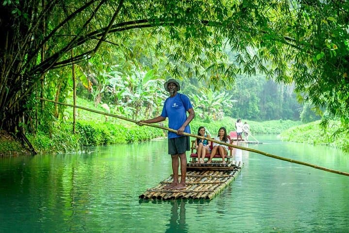 Bamboo Rafting & Blue Hole Adventure — White River Raft and Ocho Rios Waterfalls photo 3
