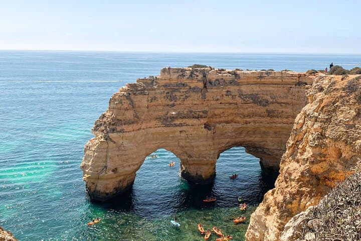 Lisbon to Albufeira Private Day Trip with Benagil Cave Boat Tour