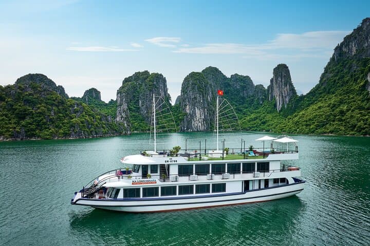 Halong Bay Luxury Day Cruise: Caves, Kayaks & Ti Top Island from Hanoi