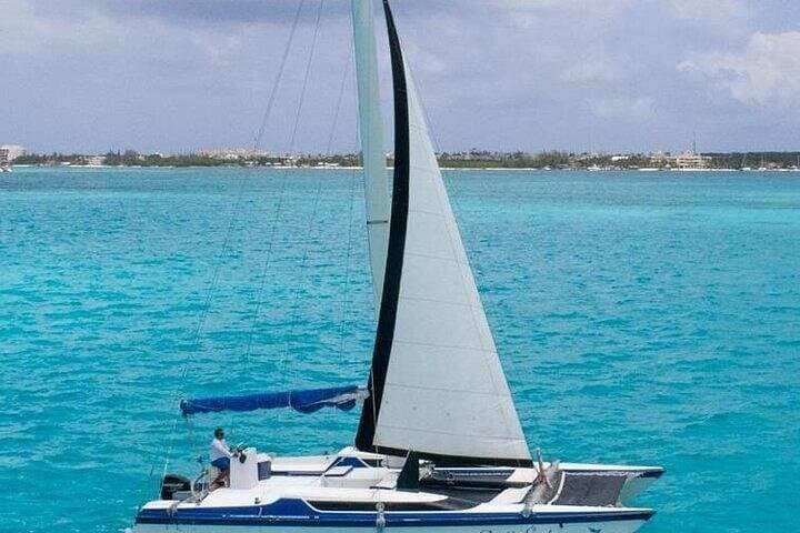 Private Catamaran Party to Isla Mujeres: Snorkel, Beach Club & Sunset photo 4