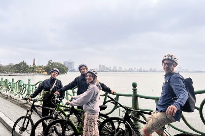 Hanoi Motorbike & Bicycle City Tour: Long Bien, Train Street & Hidden Lakes photo 5