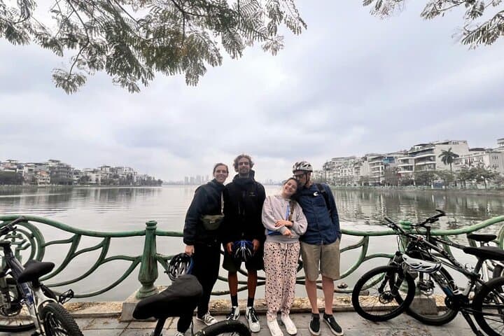Hanoi Motorbike & Bicycle City Tour: Long Bien, Train Street & Hidden Lakes photo 6