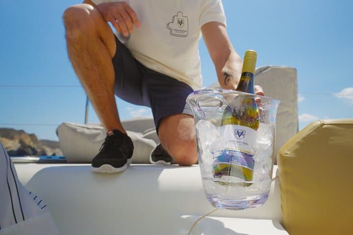 Santorini Platinum Catamaran Cruise: Red Beach, Hot Springs & Sunset BBQ photo 6