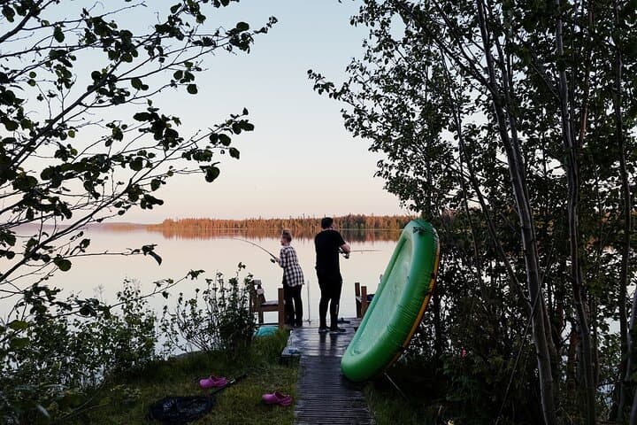 Arctic Lakeside Fishing in Rovaniemi: Guided Lake Fishing Experience in Finnish Lapland photo 2
