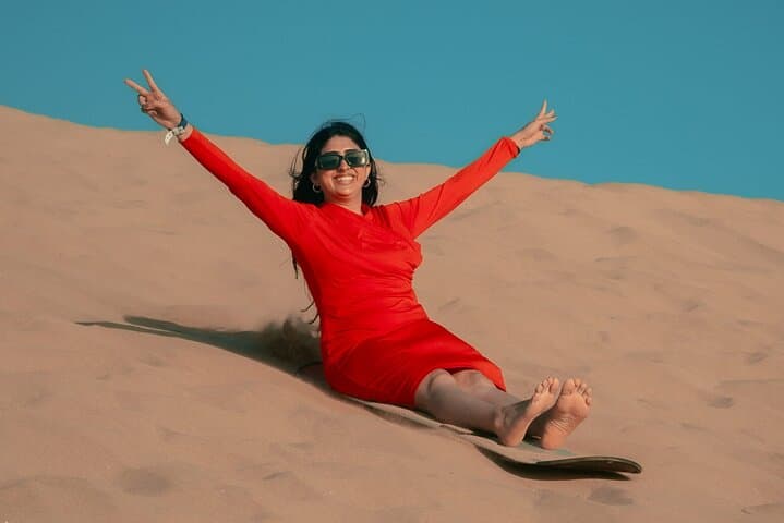 Sandboarding Timlalin Dunes: Taghazout & Agadir Desert Surfing Adventure photo 2