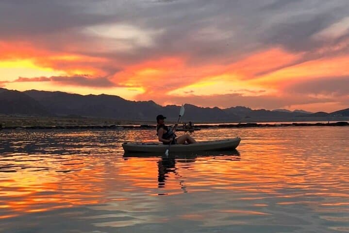 Sunset Kayak Through Black Canyon: Emerald, Echo & Lover's Caves on the Colorado River photo 4