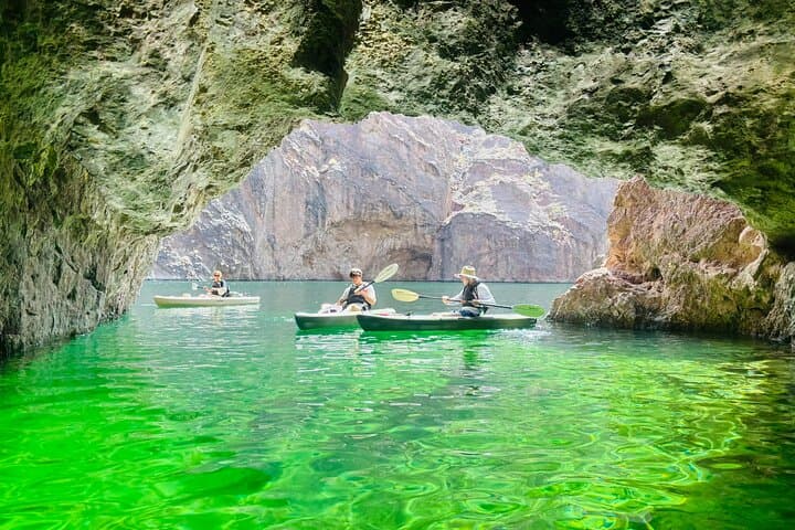 Half-Day Emerald Cave Kayak Tour — Paddle the Black Canyon's Triple Caves from Willow Beach