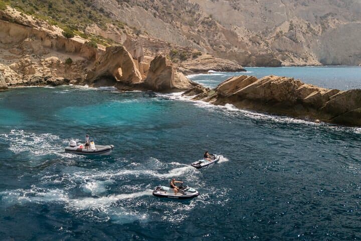 Ride to Atlantis: Jet Ski Tour from San Antonio to Es Vedrà