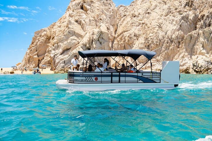 Private Luxury Pontoon in Cabo San Lucas: Snorkel Land's End, See El Arco & Sunset Cruises photo 2