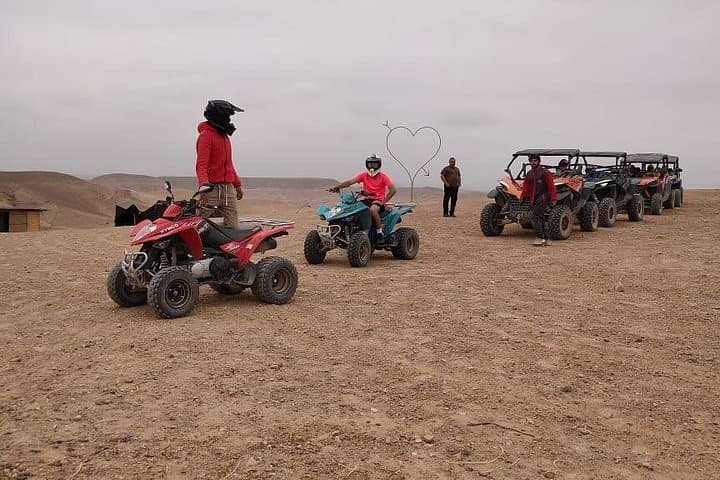 Agafay Desert Quad Bike Tour with Lunch and Luxury Pool Day from Marrakech photo 2