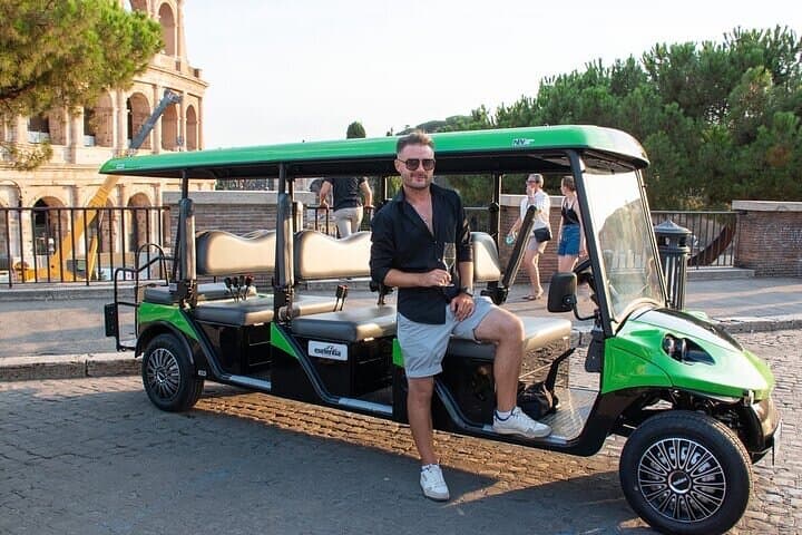 Sunset Golf Cart Tour in Rome: Golden-Hour Colosseum & Aperol Spritz photo 2