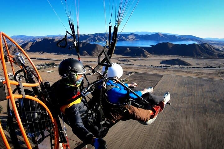 Sunrise Paramotor Tandem Flight Over Diamond Valley Lake