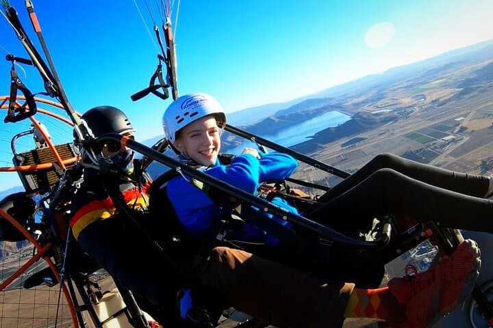Sunrise Paramotor Tandem Flight Over Diamond Valley Lake photo 2