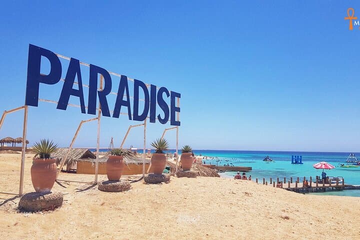 Paradise Island Speedboat Tour from Hurghada: Snorkel, Sunbathe & Lunch on the Red Sea photo 2
