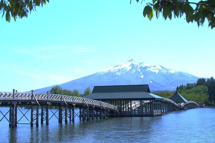 Tsugaru Fuji Drive: Mt. Iwaki Skyline, Iwakiyama Shrine & Tsurunomai Bridge from Aomori Port photo 3