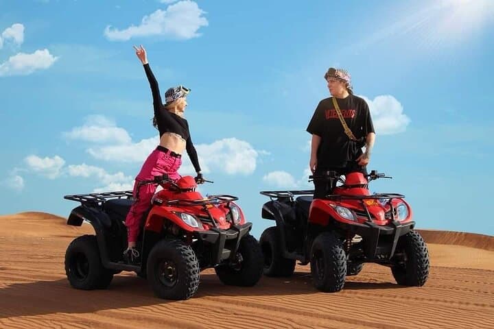 Private Dubai Desert Safari with VIP Camp, Dune Bashing & Sunset BBQ photo 2