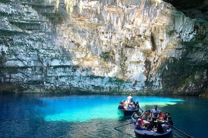 Kefalonia Private Airport Transfer — Melissani Cave & Myrtos Beach Highlights