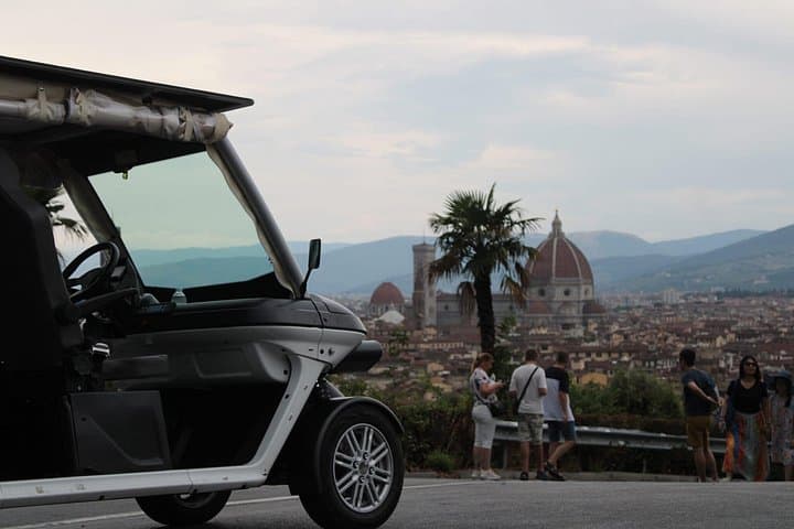 Florence Private Golf Cart Tour: Panoramas, Arcetri History & Tuscan Wine photo 1