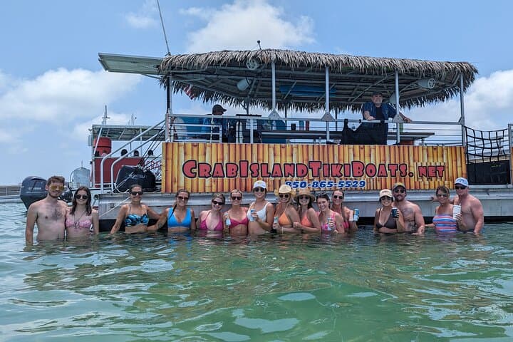 Crab Island Tiki Boat: Private 3-Hour Destin Sandbar Excursion photo 4