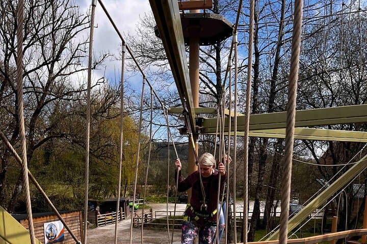 North Devon SkyTrail High Ropes Course — 24 Challenges at 10m photo 3
