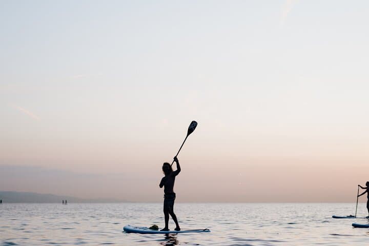 Sunrise Stand-Up Paddle in Barcelona: Dawn SUP on the Mediterranean