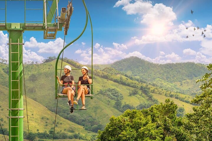 La Hacienda Park Punta Cana: 7-Adventures Zipline, ATV, Horseback & Chairlift