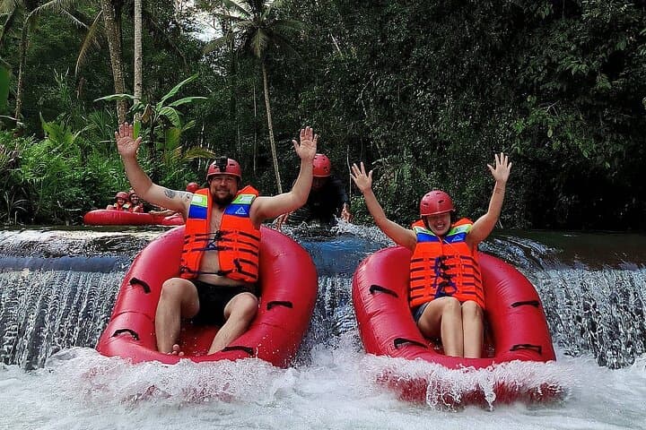 Pakerisan River Tubing in Bali: Guided Class-II Rapids, Holy Spring & Lunch