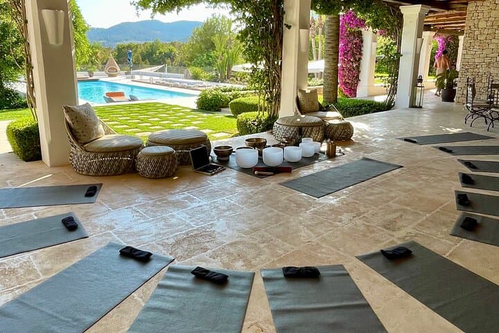 Private Sound Bath in Ibiza: Singing Bowls, Cacao & Villa Relaxation photo 5
